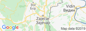 Zajecar map
